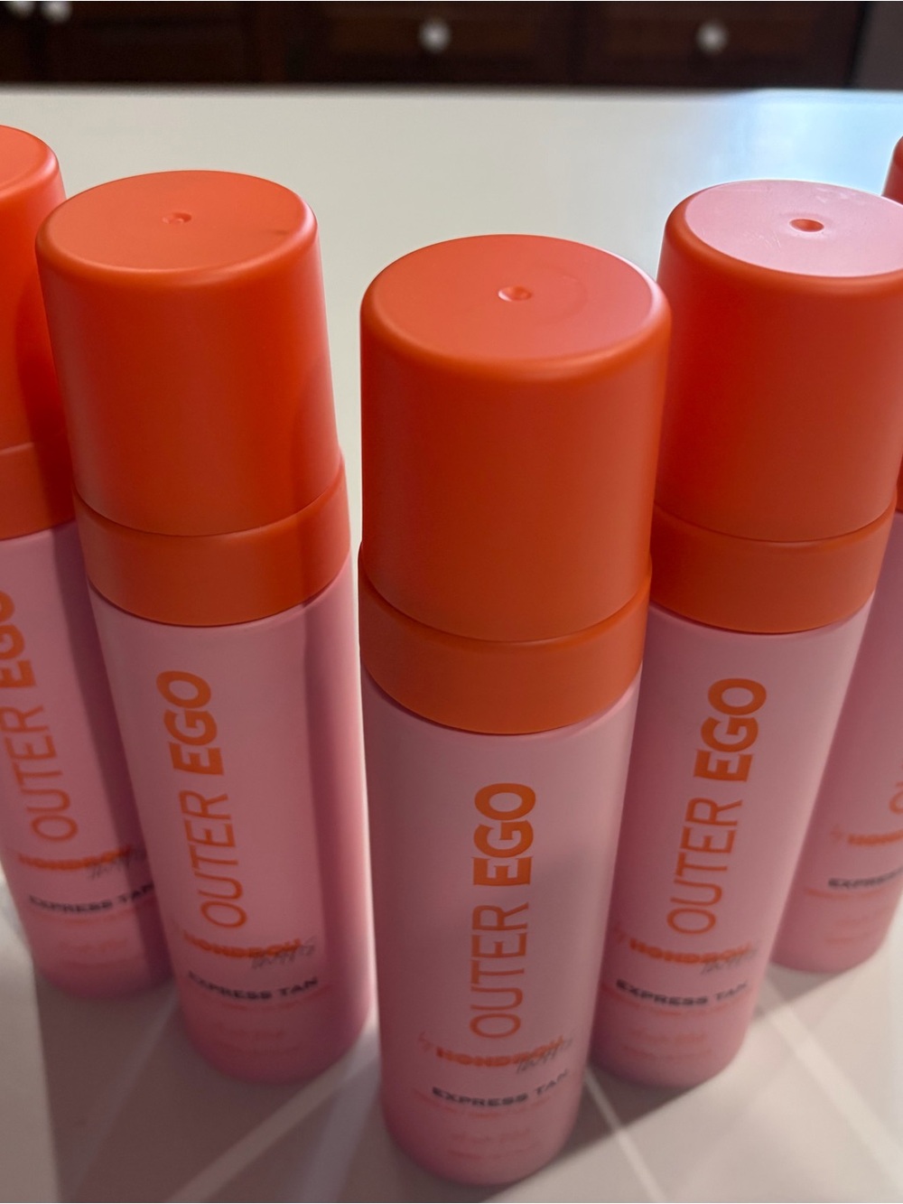 5 bottles of Outer Ego Express Tanning Mouse